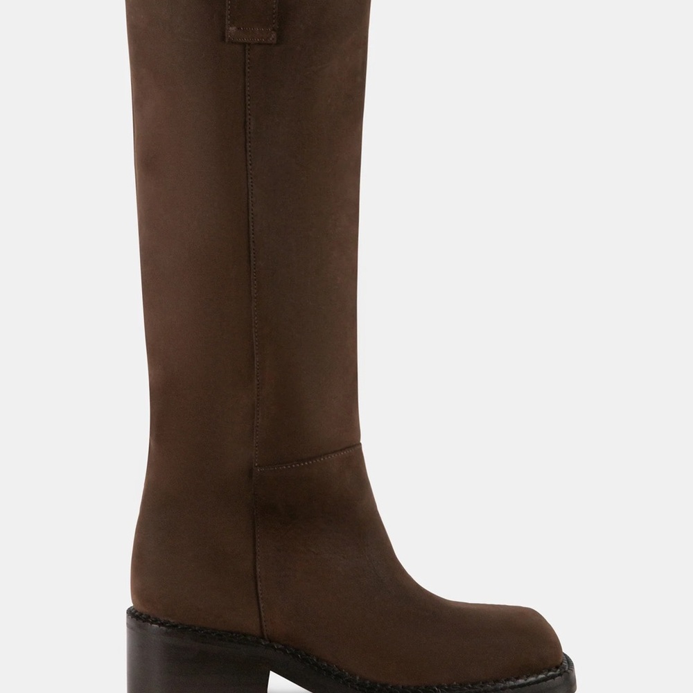 Steve Madden Brown Suede Knee-High Boots